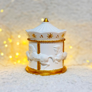 Acasa - Lumanari parfumate si buchete de flori 22 lumanare parfumata in carusel cu accente aurii